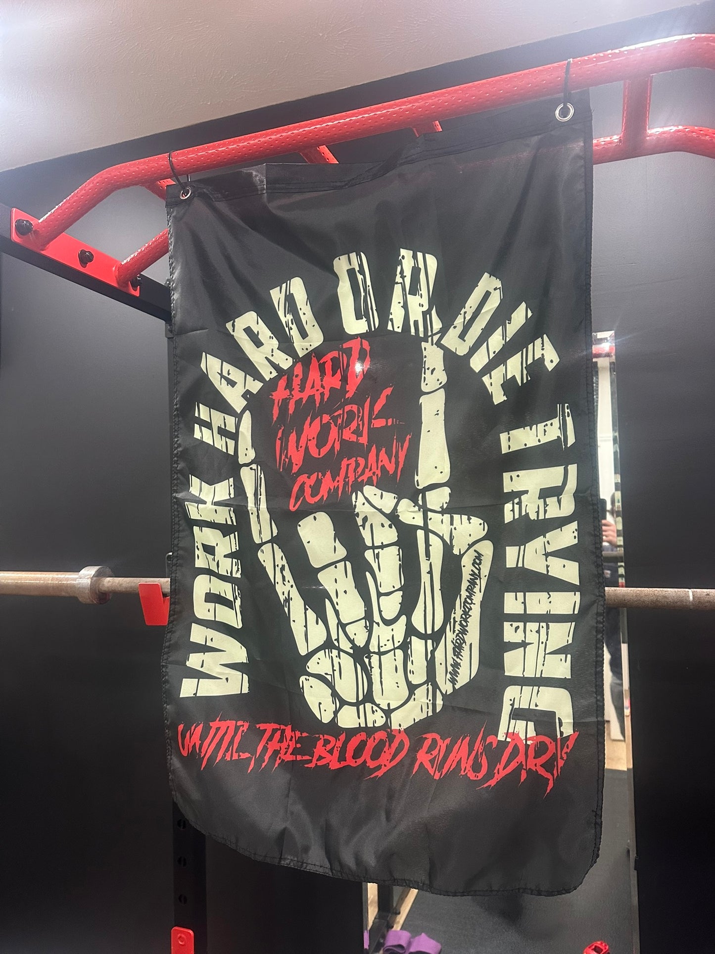 TIL THE BLOOD RUNS DRY FLAG