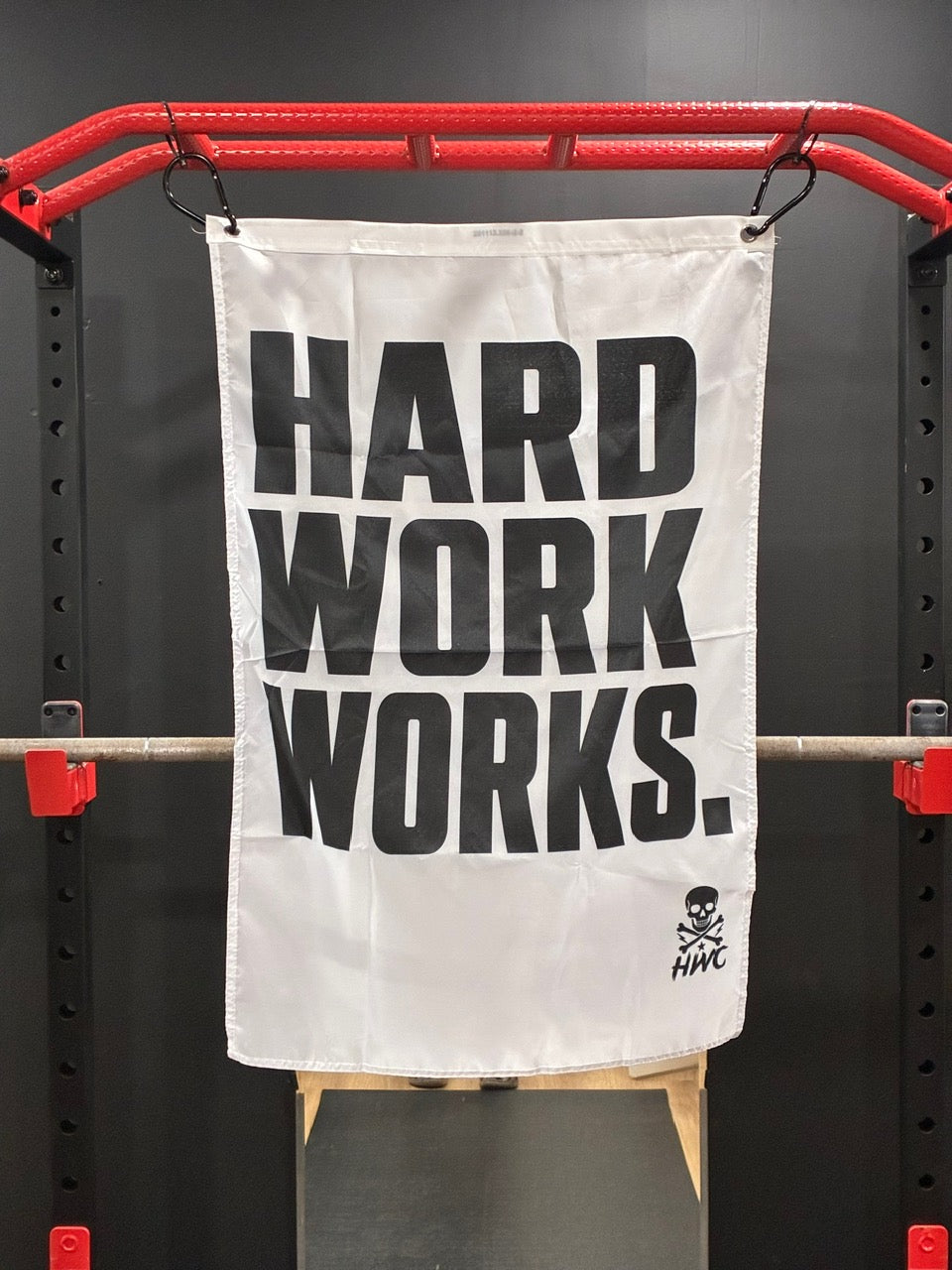 THE HARD WORK WORKS FLAG