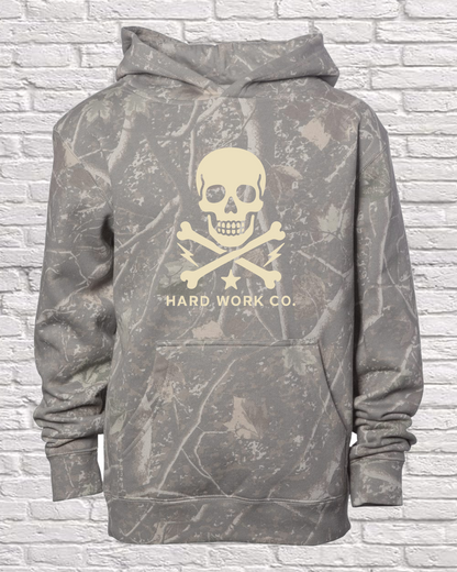 LIVE A LITTLE YOUTH CAMO HOODIE