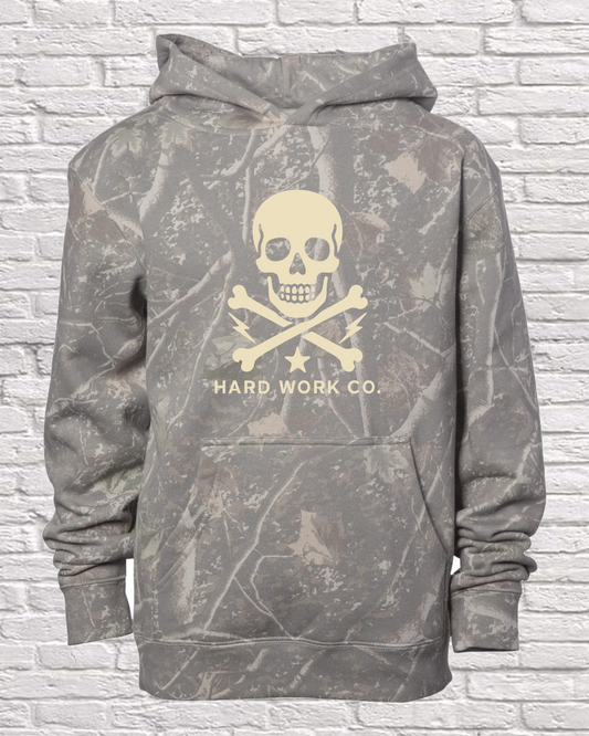 LIVE A LITTLE YOUTH CAMO HOODIE