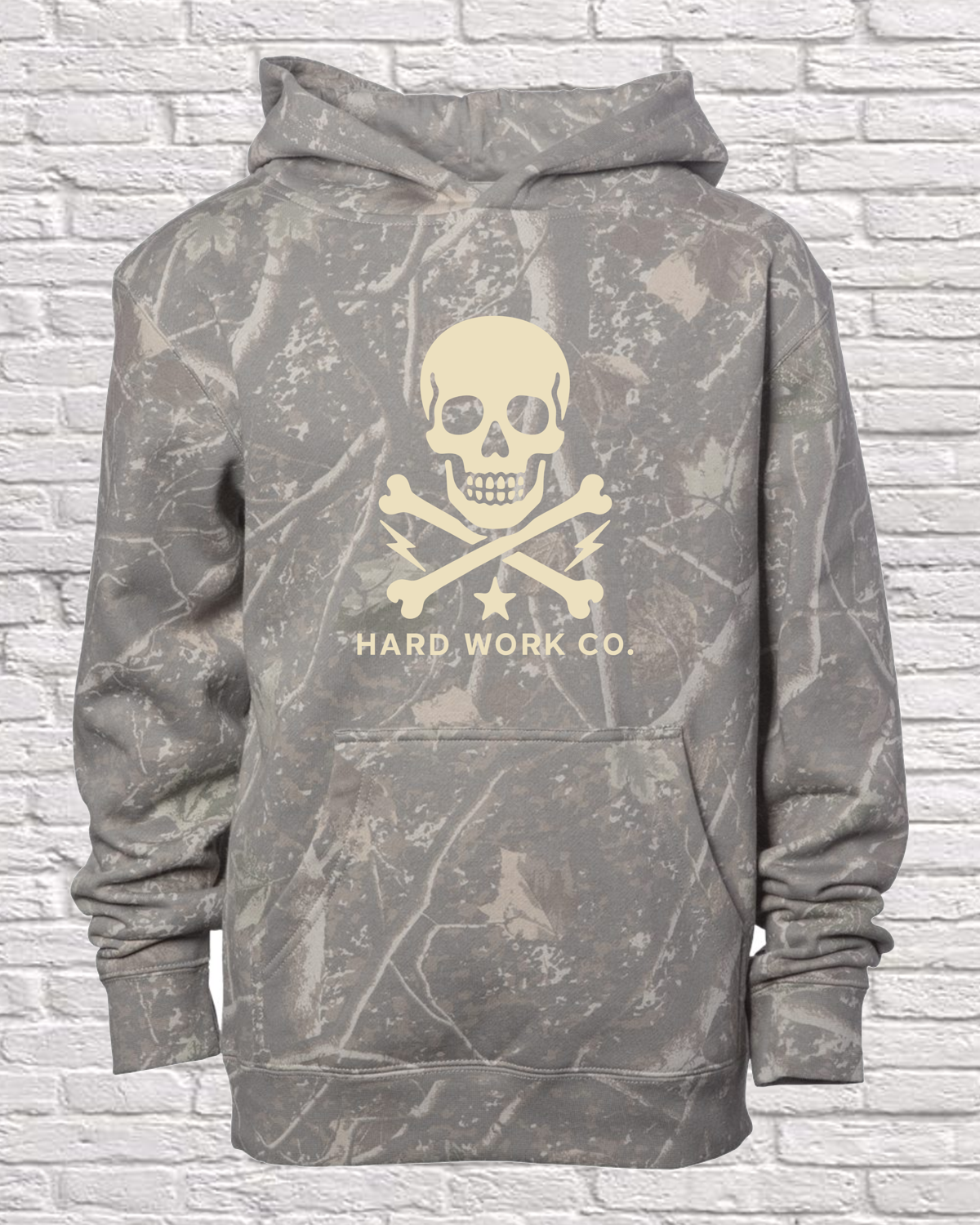 LIVE A LITTLE YOUTH CAMO HOODIE